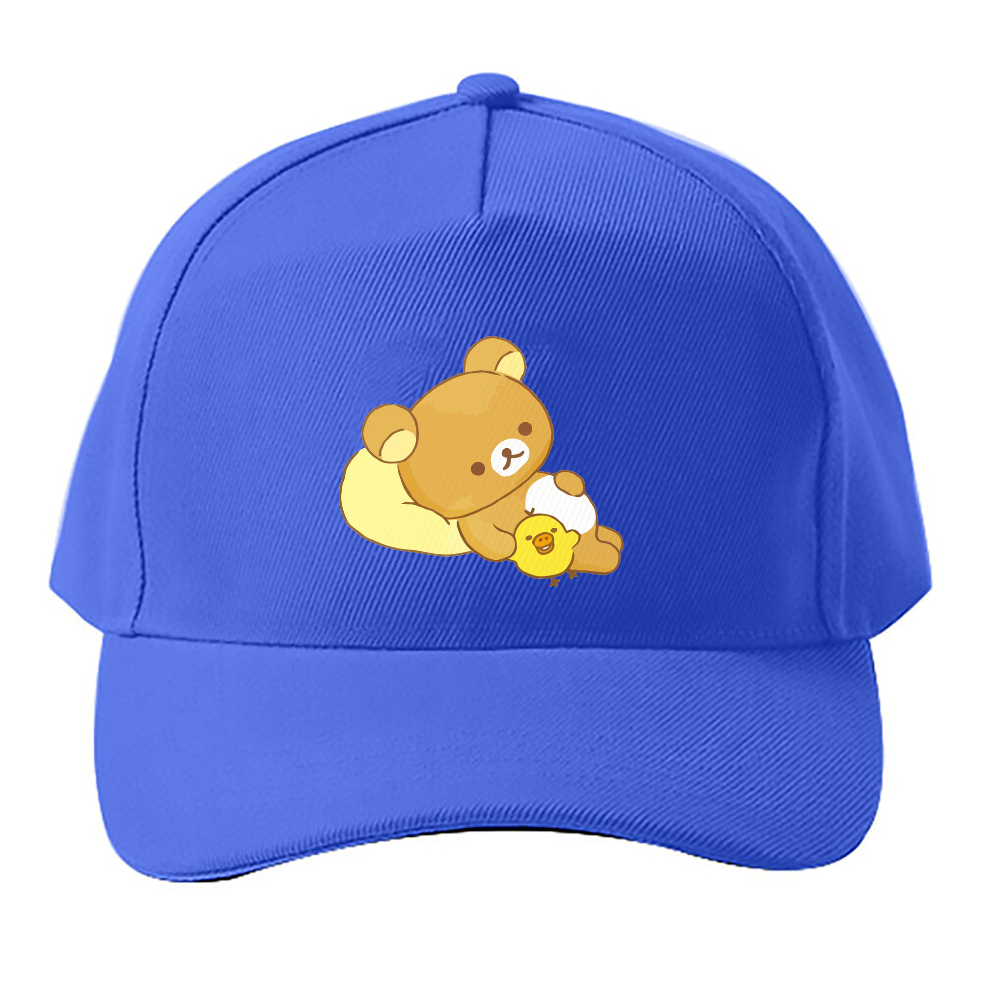 （画像用） リラックマ リラックマ キイロイトリ Rilakkuma Korilakkuma Kiiroitori ベースボールキャップ 綿100％ 男女兼用 帽子 スポーツ